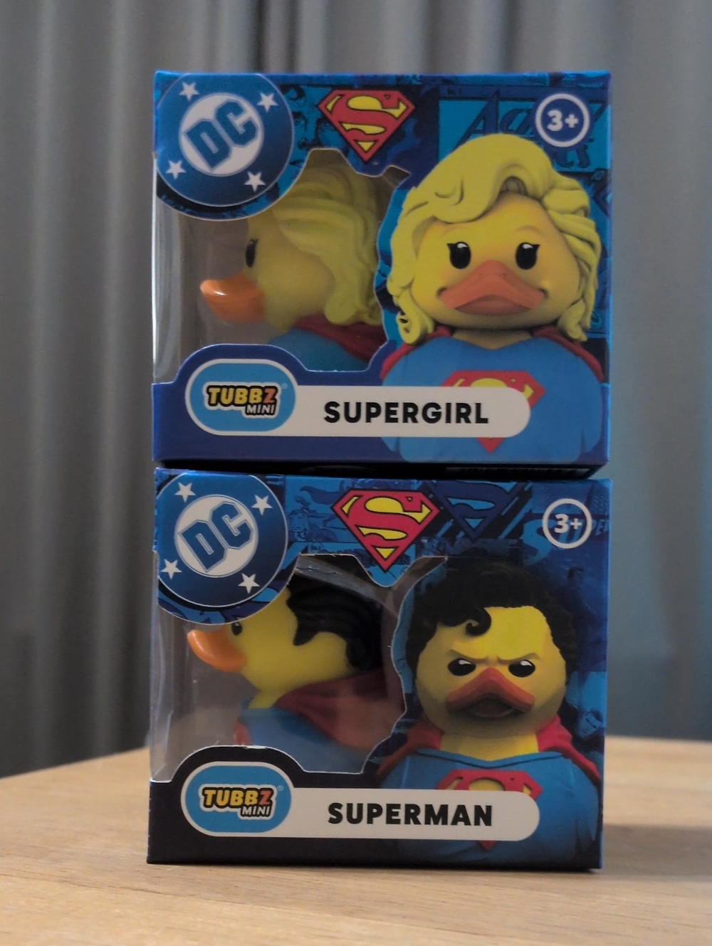 Superman And Supergirl Mini Tubbz Ducks